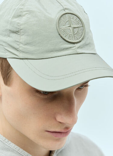 Stone Island 徽标贴饰棒球帽 米色 sto0156117