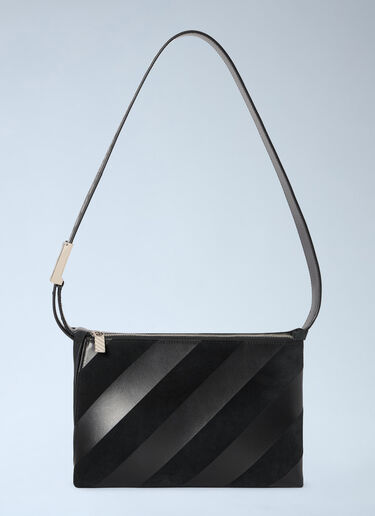 LN-CC® - Off-White: Sandbag 404 Diagonal Bag - Black Off-White Sandbag 404 Diagonal Bag Black ofw0264307