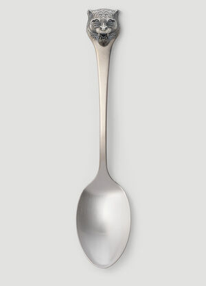 Gucci Set of Two Tiger Dessert Spoons Blue wps0691253