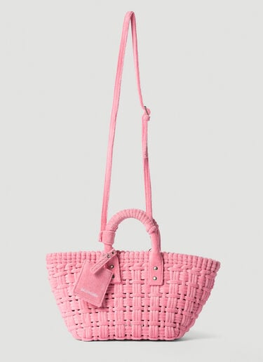 Bistro XS Sponge Basket Tote Bag Balenciaga Bistro XS Sponge Basket Tote Bag Pink bal0253054