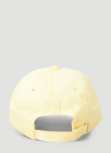 Y-3 Square Label Baseball Cap Yellow yyy0147031