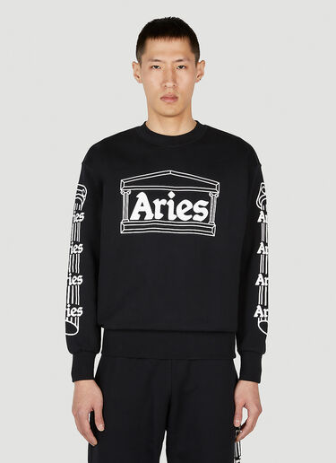 Aries コラム スウェットシャツ ブラック ari0152008