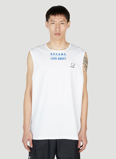 Raf Simons x Fred Perry Printed Vest Top White rsf0152011