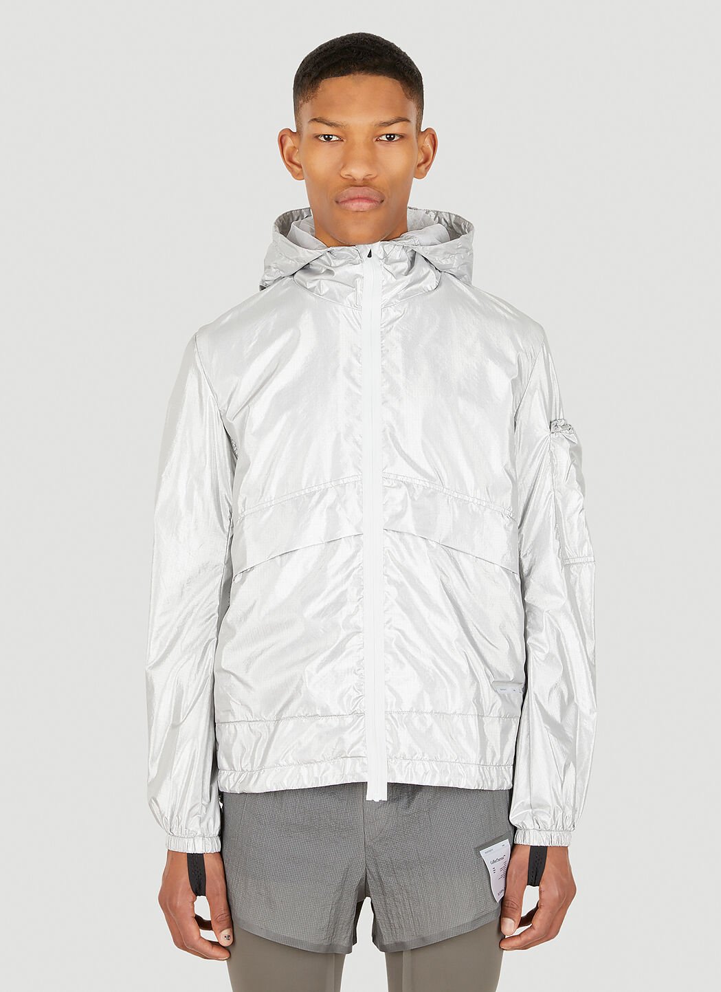 Satisfy SilverShell Packable Windbreaker Jacket in Silver LN CC