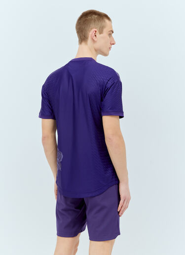 Y-3 x Real Madrid Logo Applique Jersey T-Shirt Purple rma0156001