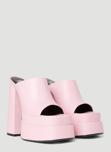 Platform Mules Versace Platform Mules Pink vrs0251036