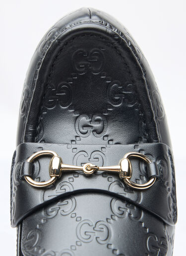 Horsebit Slingback Platforms Gucci Horsebit Slingback Platforms Black guc0258015