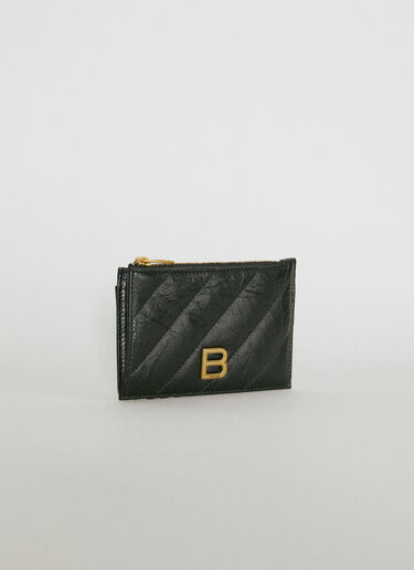 Balenciaga 크러시 롱 카드홀더 블랙 bal0254054