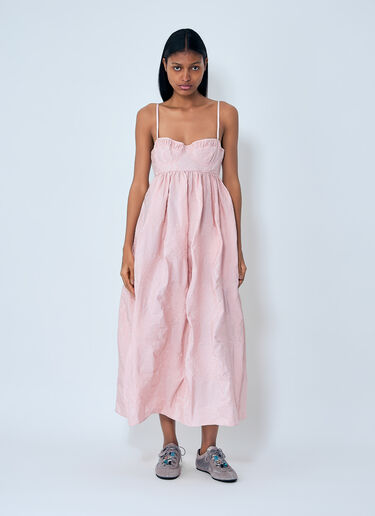 Cecilie Bahnsen Bralette Midi Alena Dress Pink cec0263007
