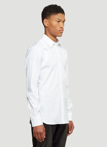 Alexander McQueen Poplin Shirt White amq0143006