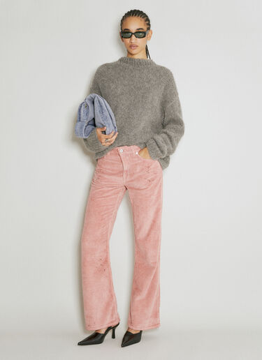 Our Legacy Boot Cut Corduroy Pants Pink our0254007