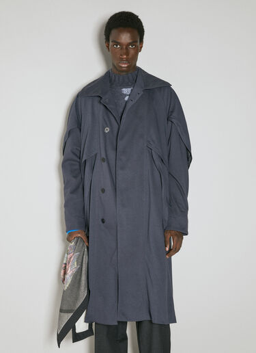 Kiko Kostadinov Ovid Layered Coat Grey kko0154008