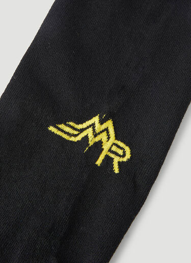 Meryll Rogge Logo Embroidered Long Socks Black rog0250016