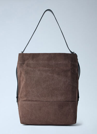 LN-CC® - Lemaire: Belted Tote Bag - Brown Lemaire Belted Tote Bag Brown lem0266026