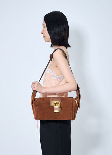 Chloé 帕丁顿麂皮斜挎包 棕色 chl0265054