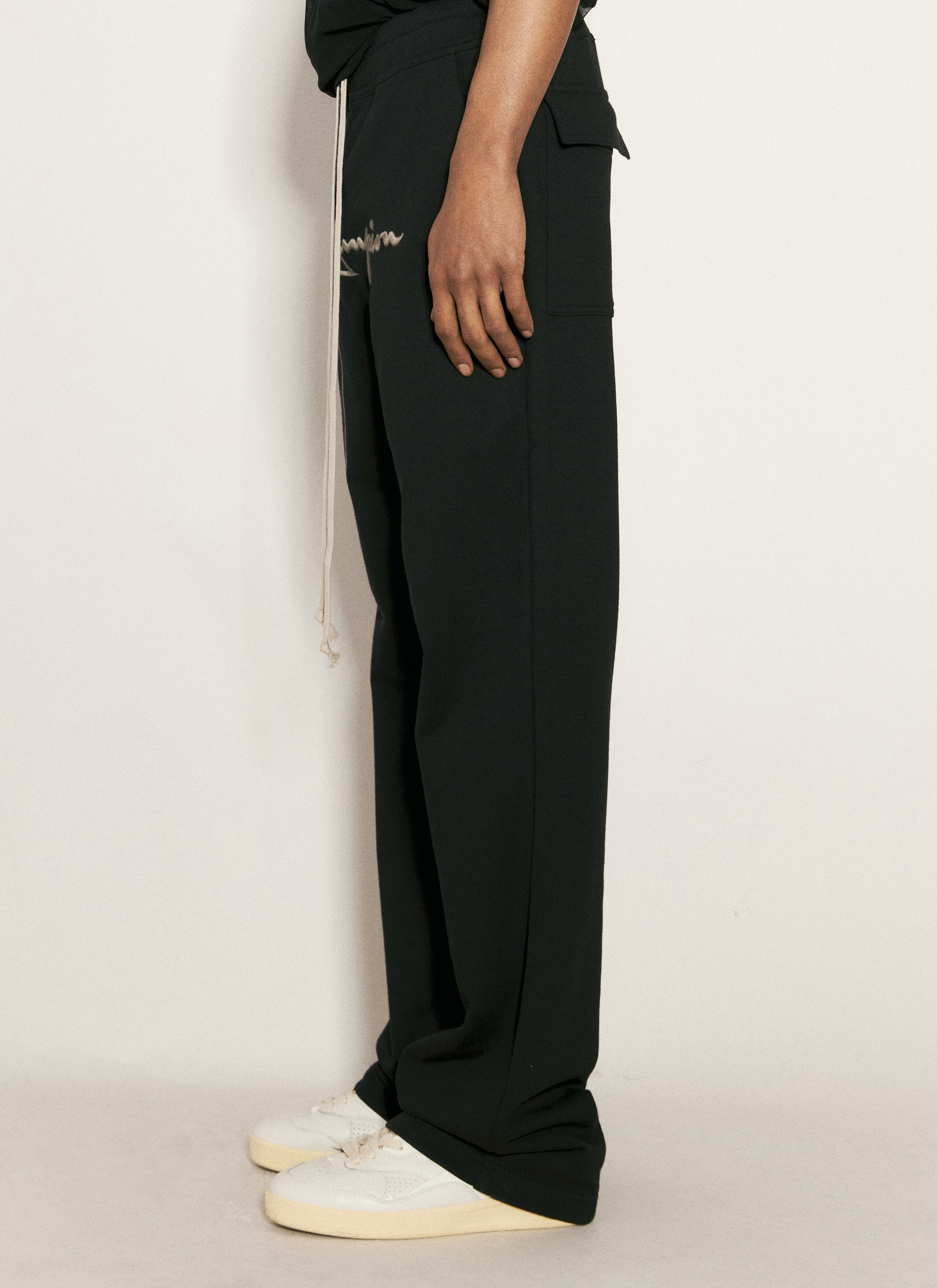 Rick Owens x Champion Men s Dietrich Drawstring Track Pants in Black LN CC