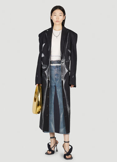 Trompe L'Oeil Janty Coat Y/Project x Jean Paul Gaultier Trompe L'Oeil Janty Coat Black jpg0252018