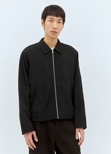 Stüssy 클럽 집업 재킷 블랙 sts0157002