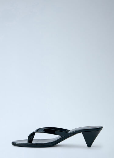 LN-CC® - JUDE: Rooty Leather Thong Sandals - Black JUDE Rooty Leather Thong Sandals Black jud0265008