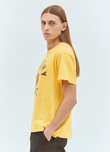 Gallery Dept. Boxing Merch T-Shirt Yellow gdp0158009