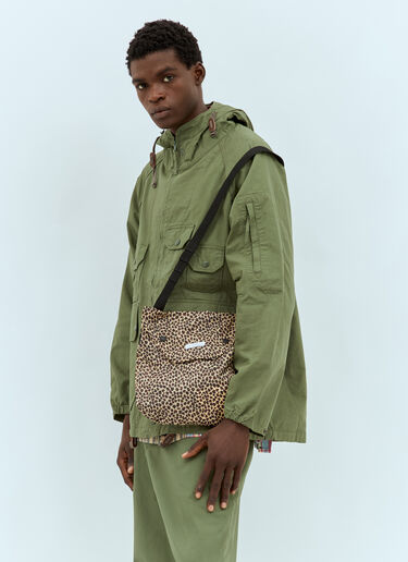 Engineered Garments Leopard Print Shoulder Bag Brown egg0156016