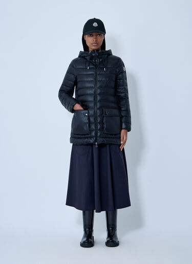 Jasmin Short Parka Jacket Moncler Jasmin Short Parka Jacket Black mon0263006