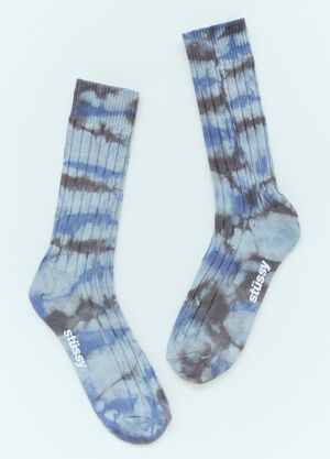 Y-3 Multi-Dyed Ribbed Socks White yyy0356030