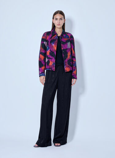 LN-CC® - Dries Van Noten: Puvis Wide-Leg Satin Pants - Black Dries Van Noten Puvis Wide-Leg Satin Pants Black dvn0265007