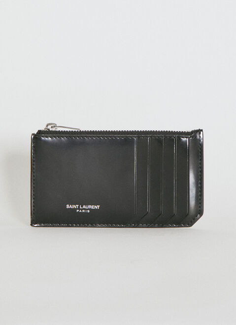 Dries Van Noten フラグメント ジップ カードホルダー ブラック dvn0154043