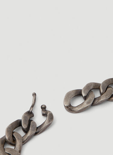 Maison Margiela [커브] 체인 브레이슬릿 실버 mla0149047