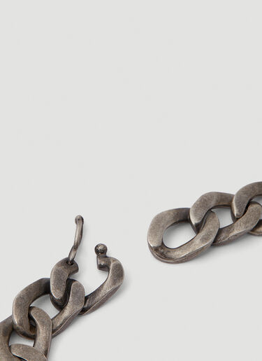 Maison Margiela Curb Chain Bracelet Silver mla0149047