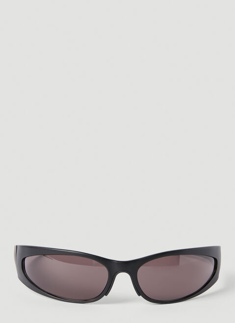 Balenciaga Reverse Xpander 2.0 Rectangle Sunglasses Silver bal0252104