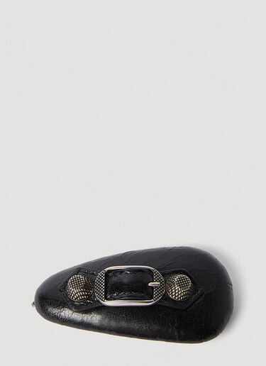 Balenciaga Cagole Hair Clip Black bal0254050