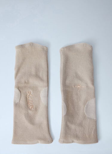 SKIN SERIES Embroidered Wool Socks Beige sks0264007