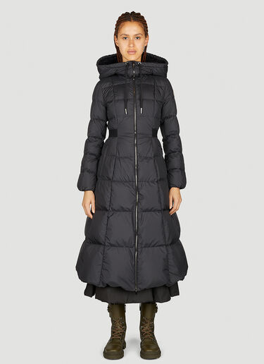 Moncler Faucon Long Down Coat Black mon0254019