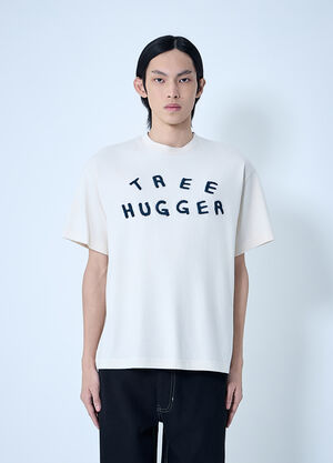Story mfg. Grateful Tree Hugger Short Sleeve T-Shirt White mfg0163004