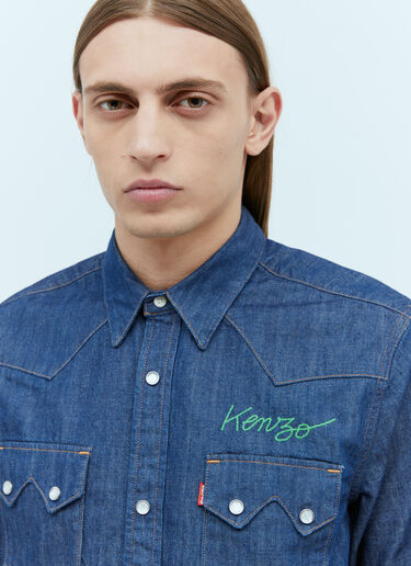 Kenzo x Levi's Denim Western Shirt Blue klv0156002