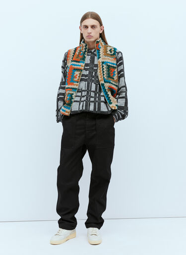 Engineered Garments High Mock Knit Vest Multicolour egg0154007