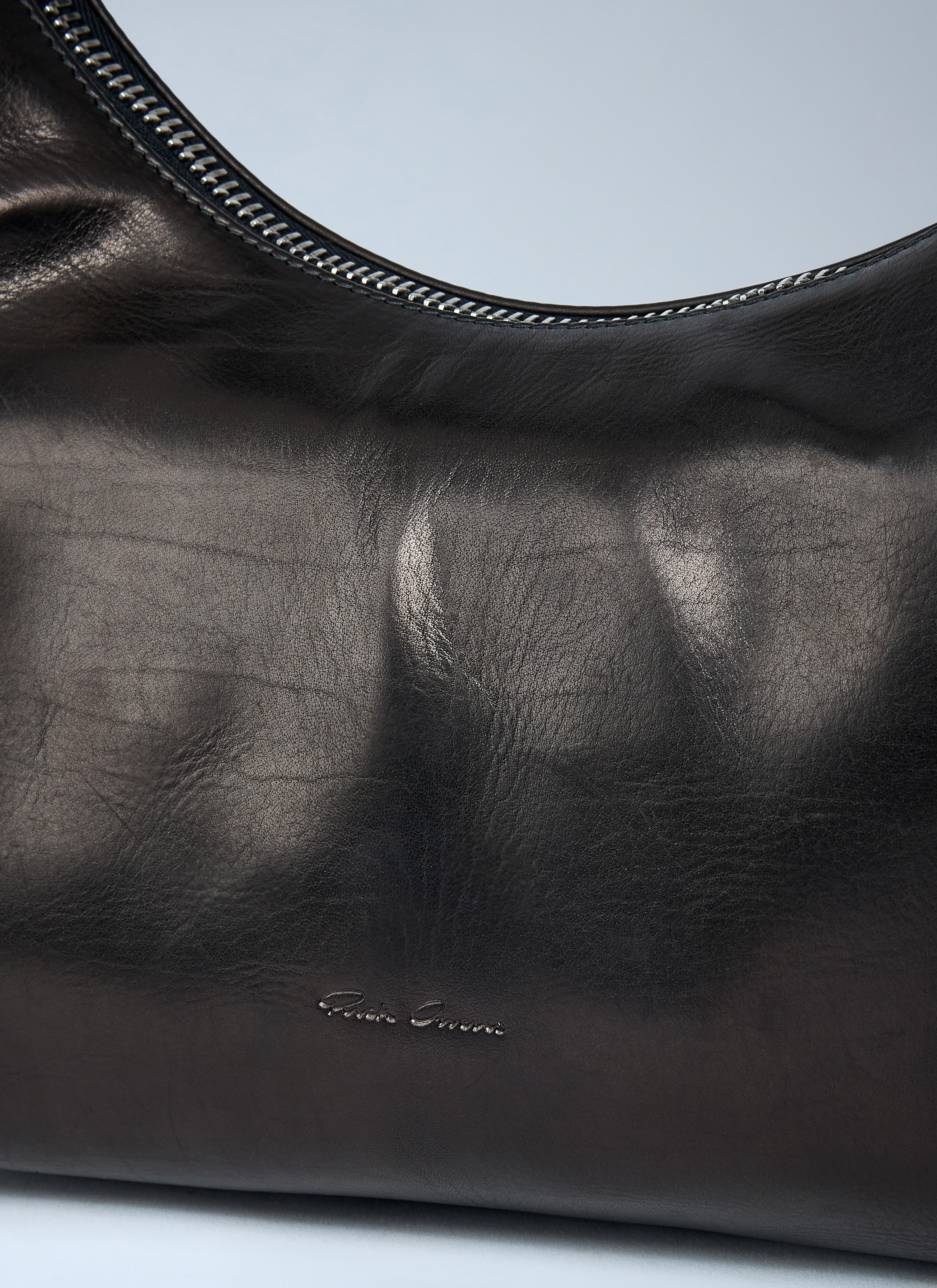 Rick Owens Women's' Small Gemini Shoulder Bag in Black | LN-CC®