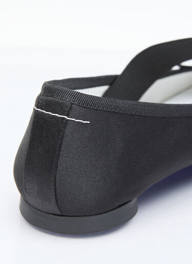 MM6 Maison Margiela Anatomic Ballerina Shoes Black mmm0255021