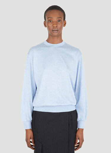 Burberry Eve Crewneck Sweater Light Blue bur0246100