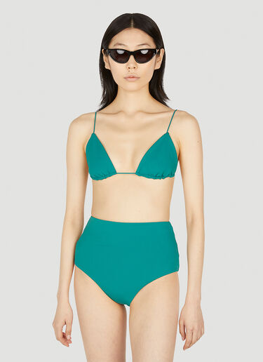 Ziah High Waisted Bikini Bottoms Green zia0252005