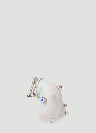 Acne Studios 贝壳耳环 银色 acn0252068
