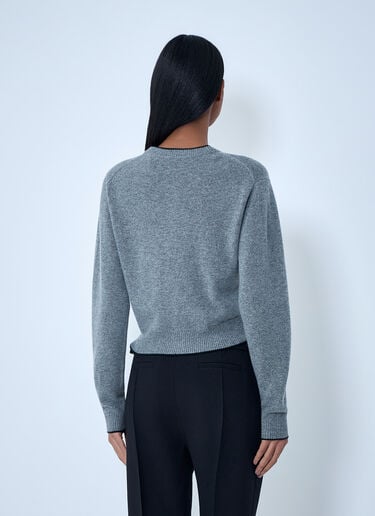 Chloé Logo Motif Cardigan Grey chl0263034