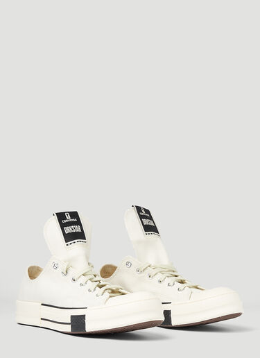 Rick Owens x Converse DRKSTR Chuck 70 Low Top Sneakers White rco0347002