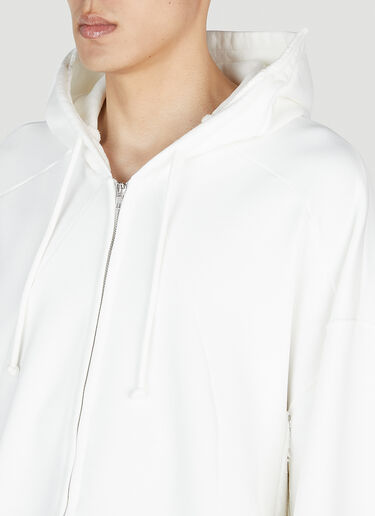 VETEMENTS Zip Hooded Sweatshirt White vet0151005