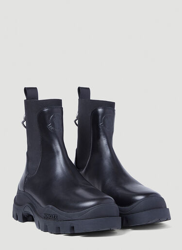 Moncler Larue 切尔西及踝靴 黑色 mon0253043