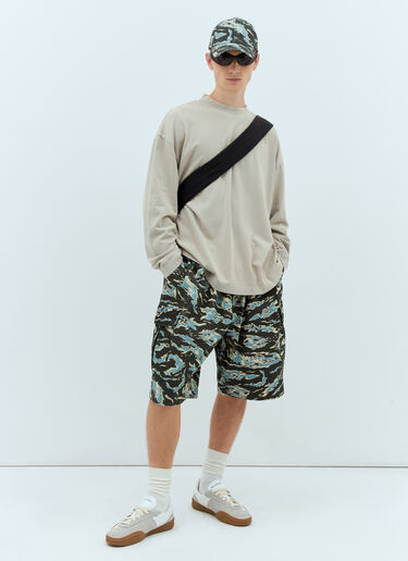 Acne Studios 로고 패치 티셔츠  그레이 acn0157016