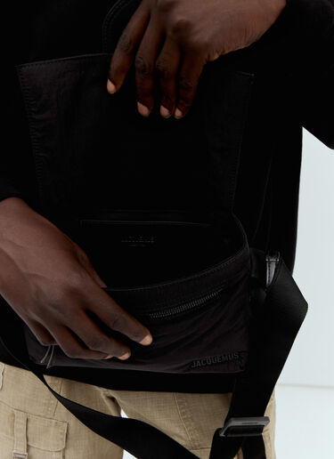 Jacquemus Le Petit Messenger Bag Black jac0158035