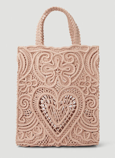 Dolce & Gabbana 刺绣购物袋 粉色 dol0251031